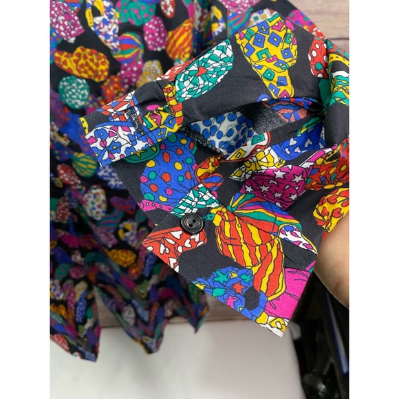 VINTAGE STEVEN ROSS NATURALLY 1990'S MEN'S SHIRT 3XL MULTI COLOR BASEBALL CAP - Picture 9 of 11